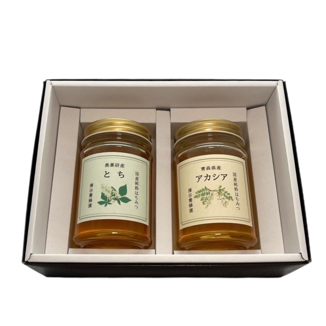 蜂蜜ギフトGアカシア・とち420g